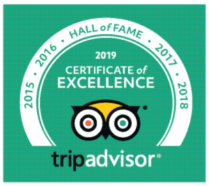 Tripadvisor Certificate of Excellence 2019 The Old White Lion Hotele